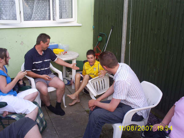 its not the beer james pushed me honest