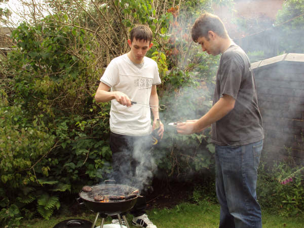 George and BPK BBQing