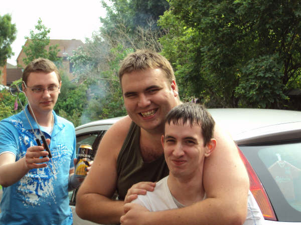 Kop and George, with Qwerty lending the tools :D