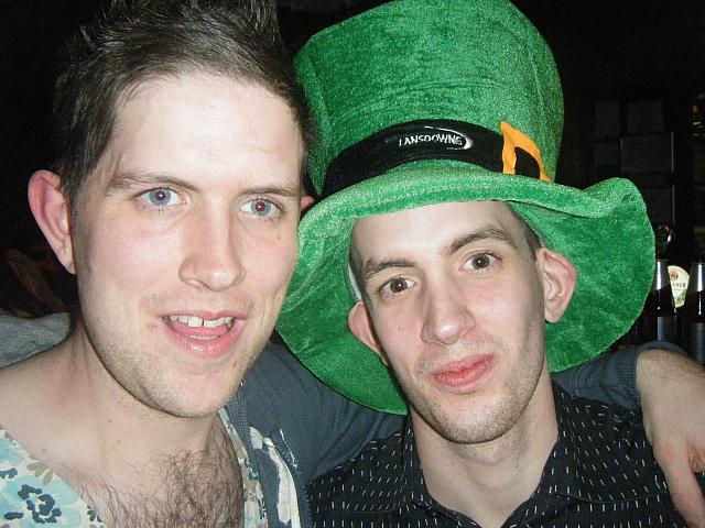 George and his brother in Dublin