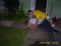 evil and james having quailty time